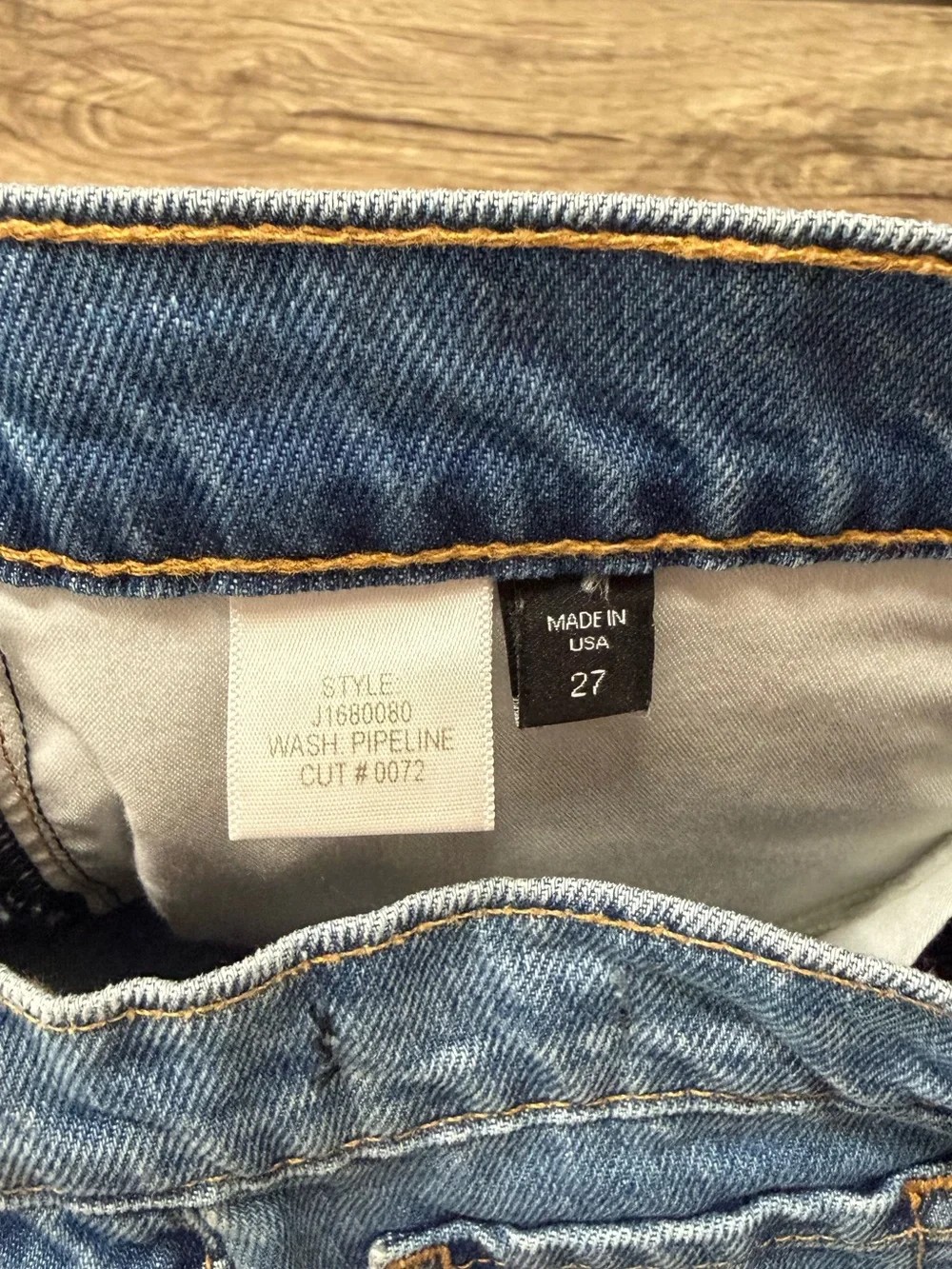 Veronica Bread blue denim cute off shorts size 27 - Picture 6 of 8